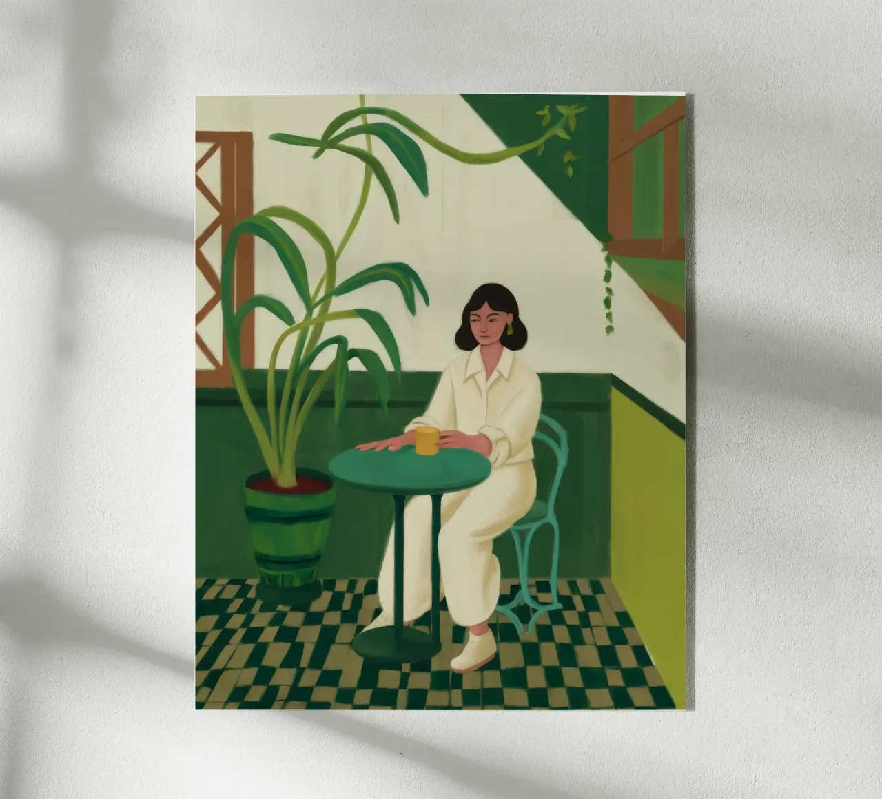 Exuberante soledad verde metacrilato de Aurora Muse
