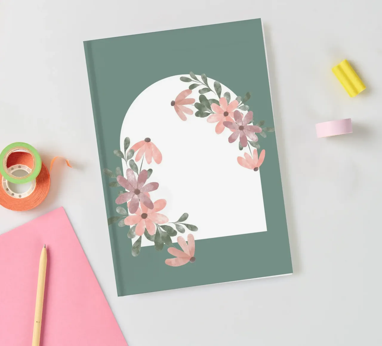 flower leaf window notebook by NEW LIFE