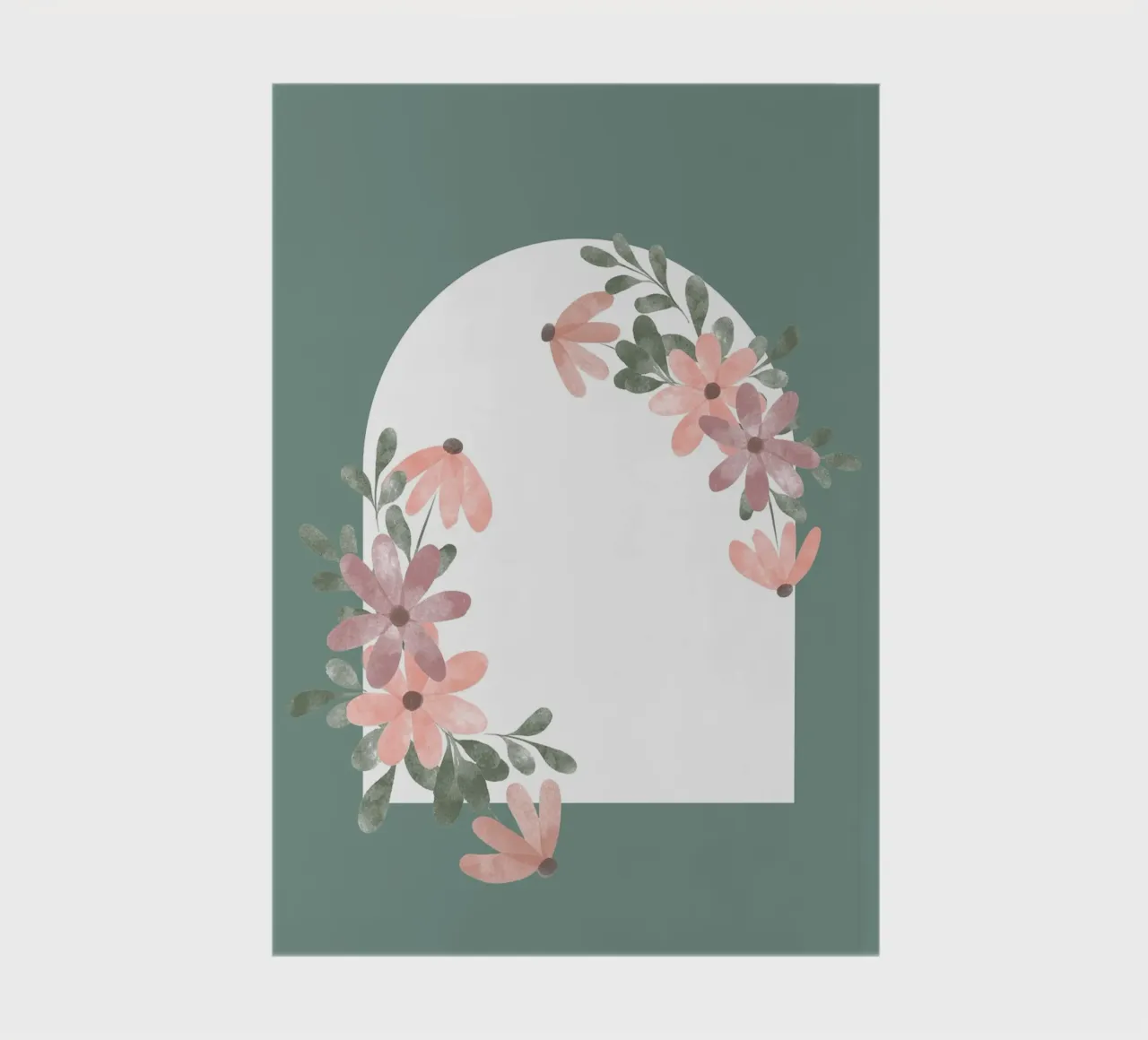flower leaf window notebook by NEW LIFE
