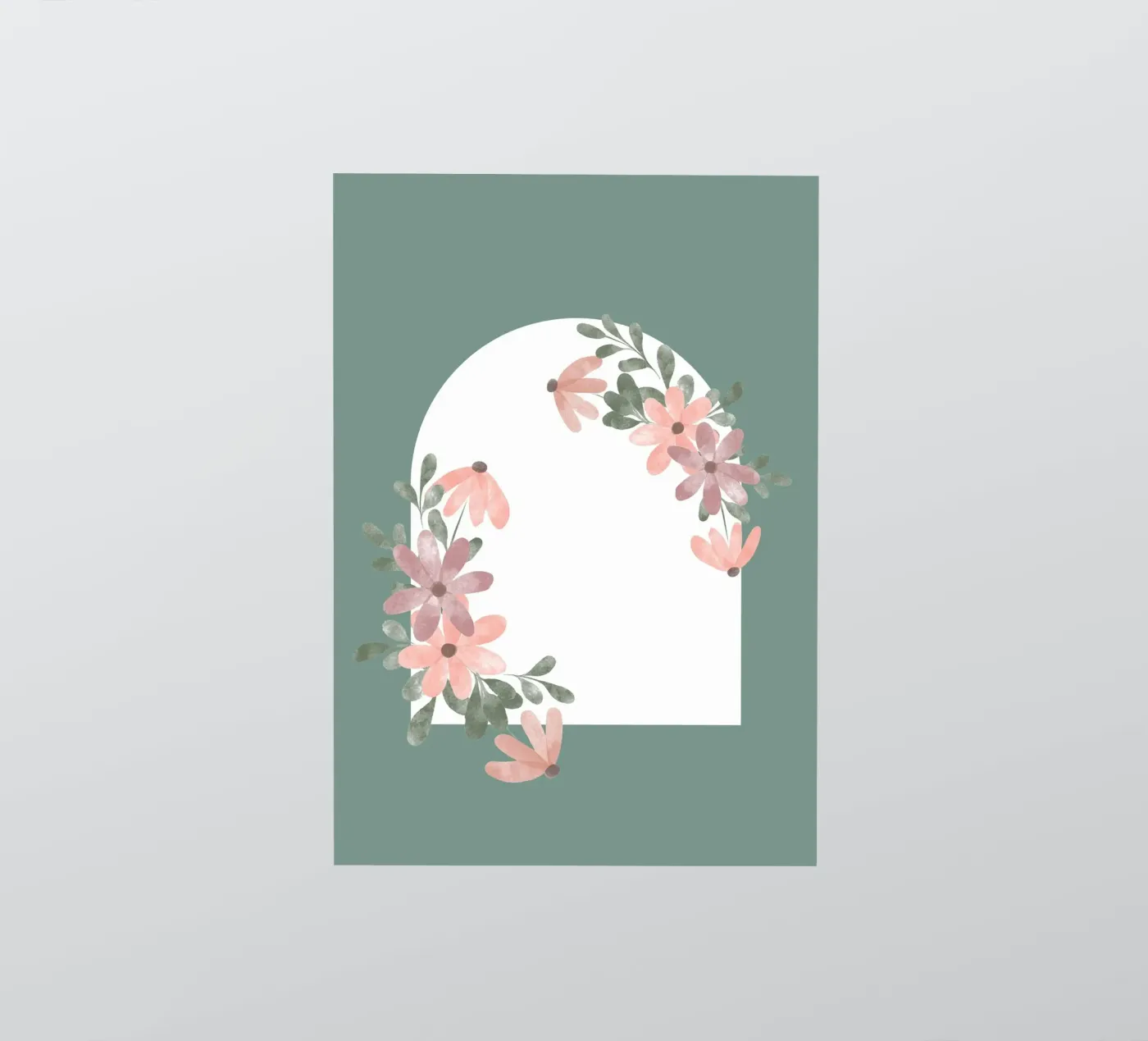 flower leaf window sticker by NEW LIFE