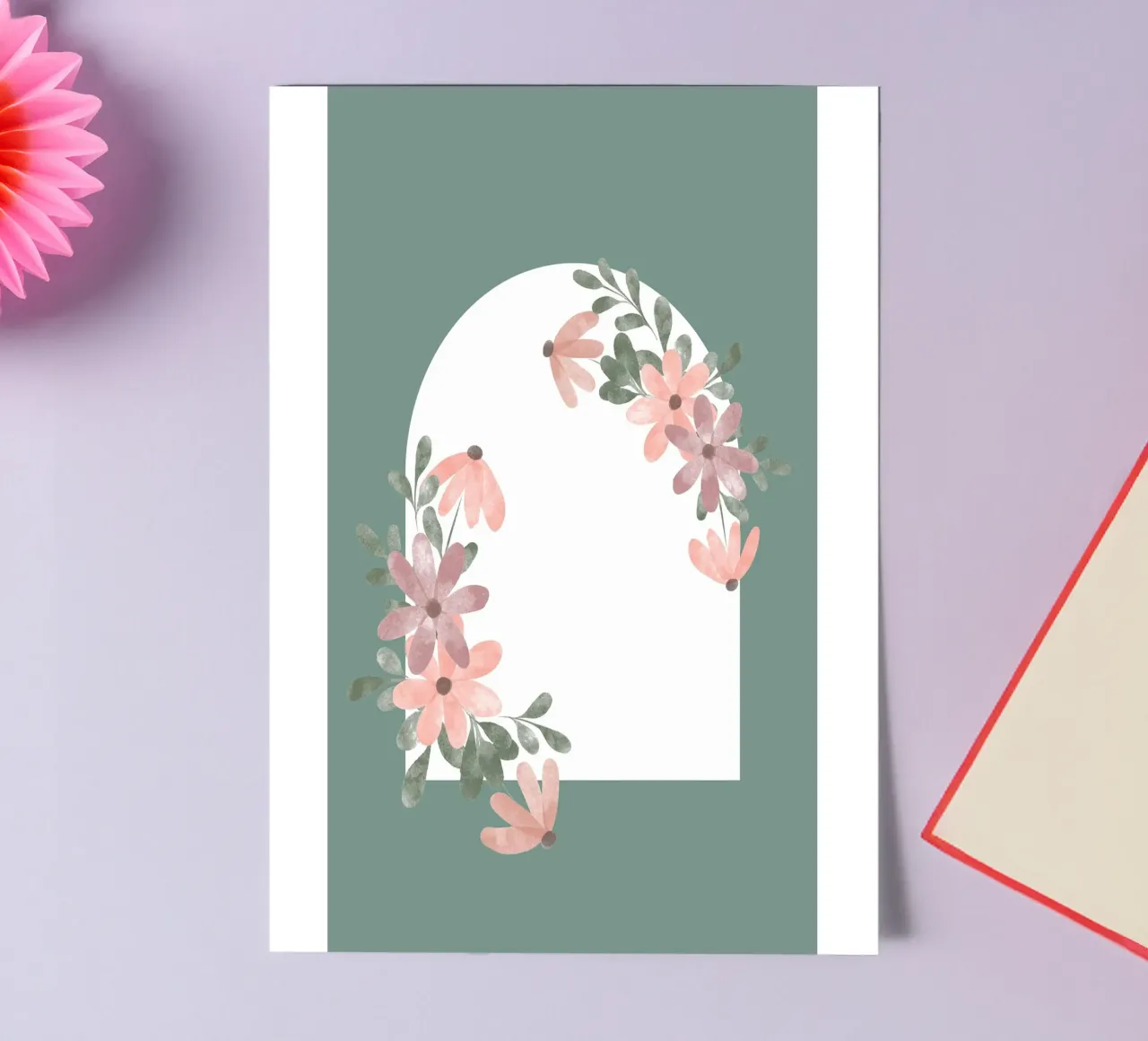 flower leaf window sticker sheet by NEW LIFE