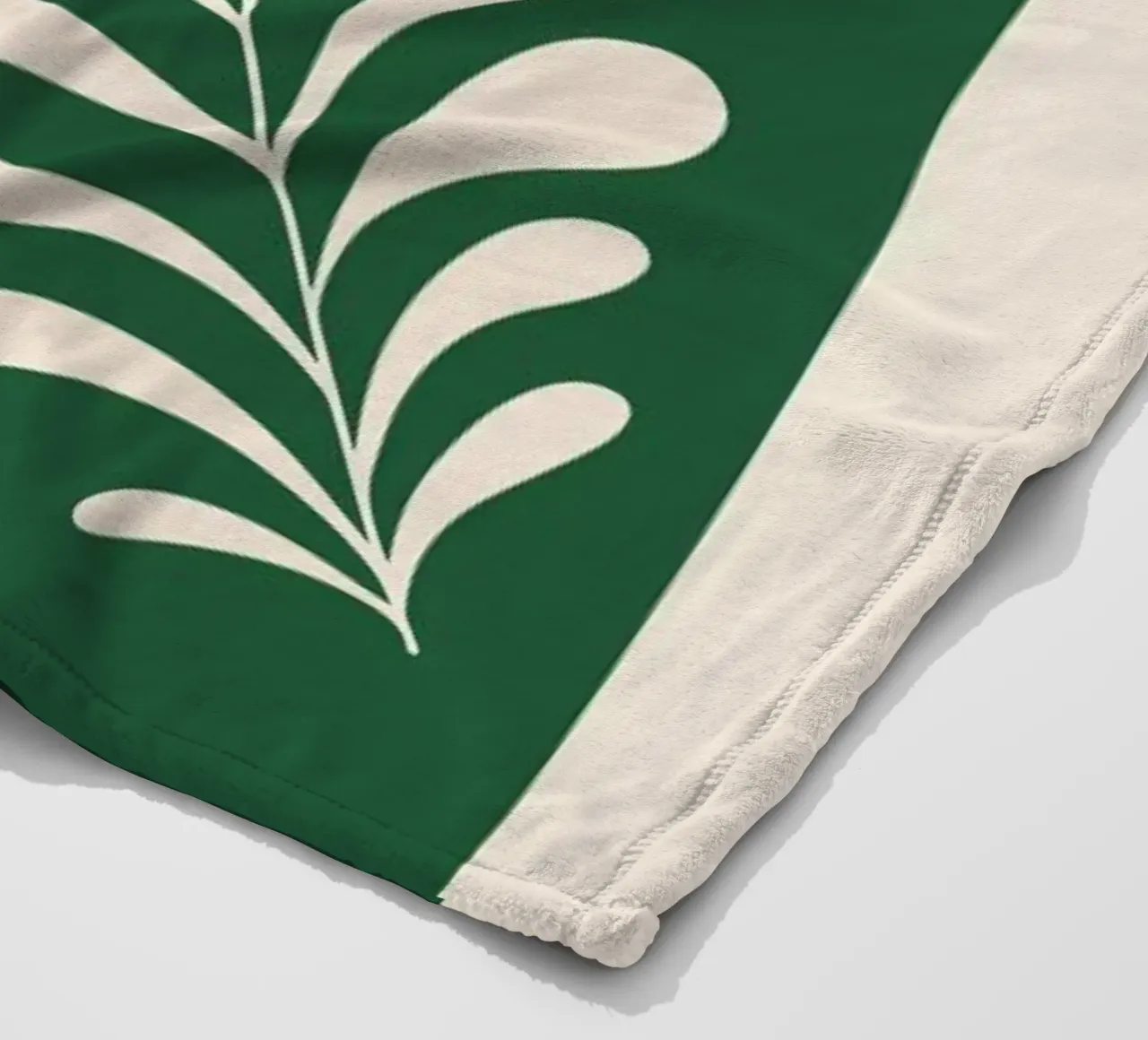 Fern in Green coperta in pile da Pure