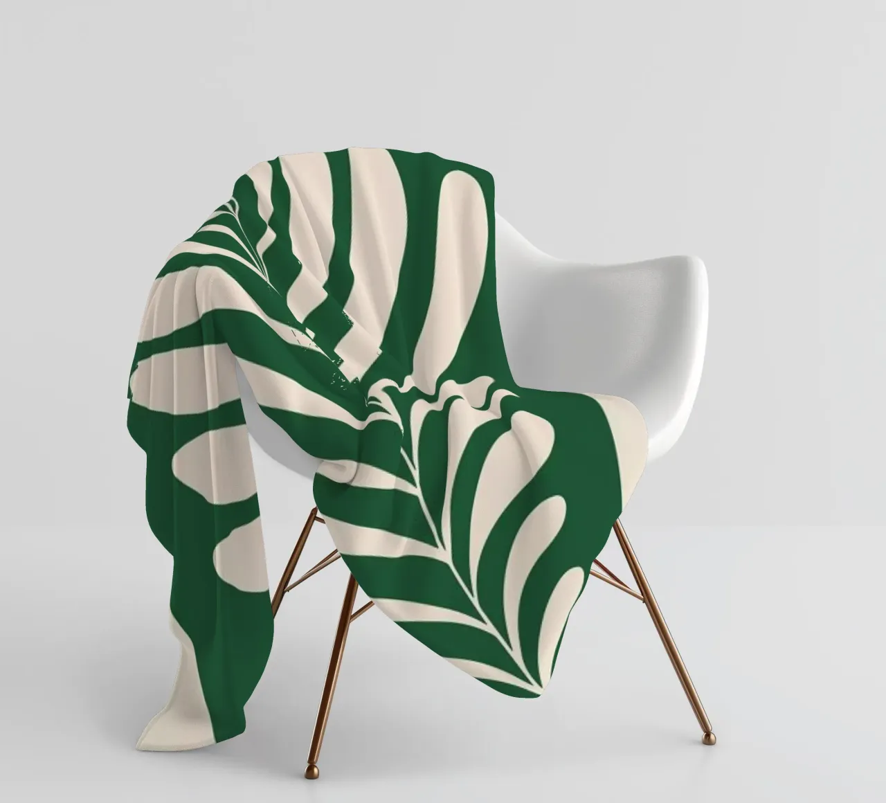 Fern in Green coperta in pile da Pure