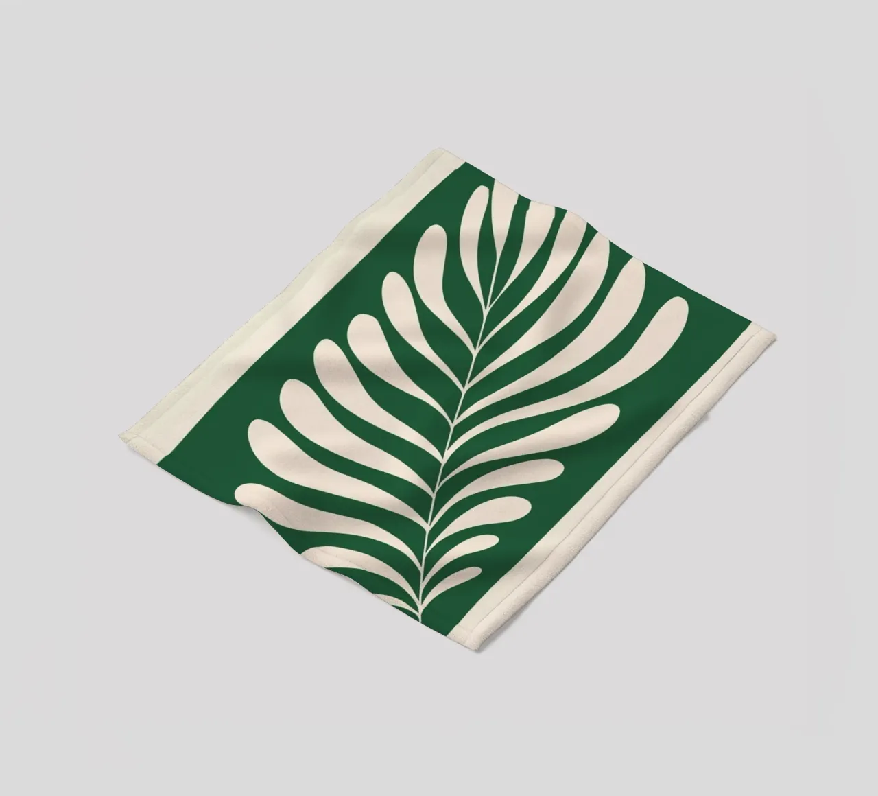 Fern in Green coperta in pile da Pure