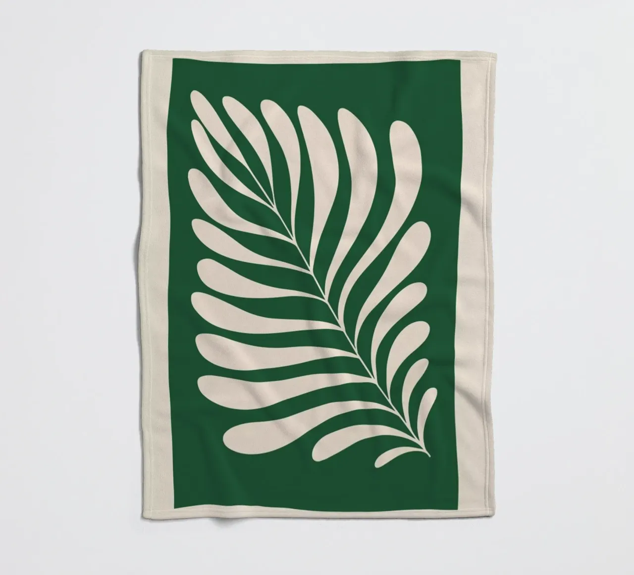 Fern in Green coperta in pile da Pure