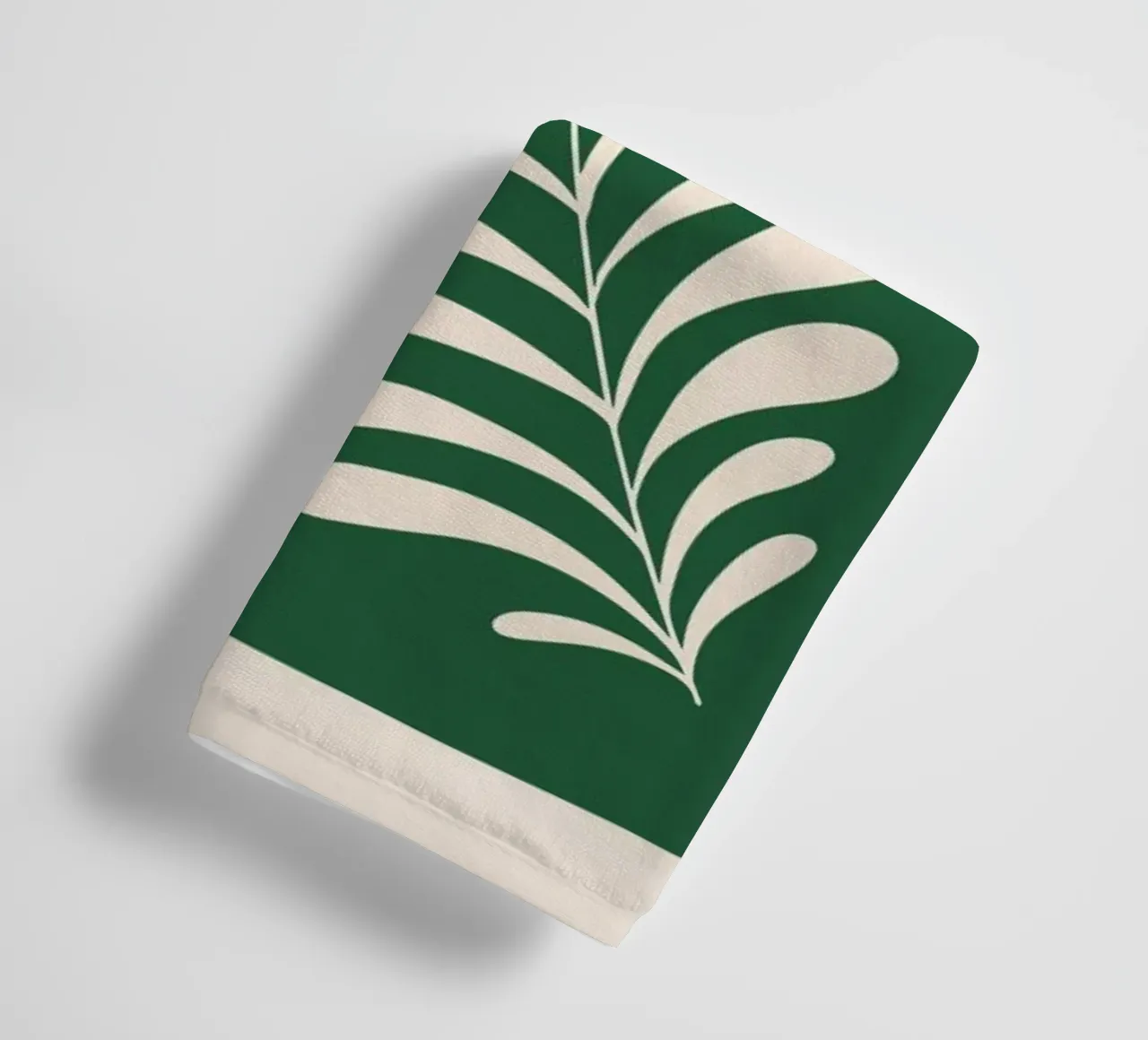 Fern in Green Handtuch von Pure