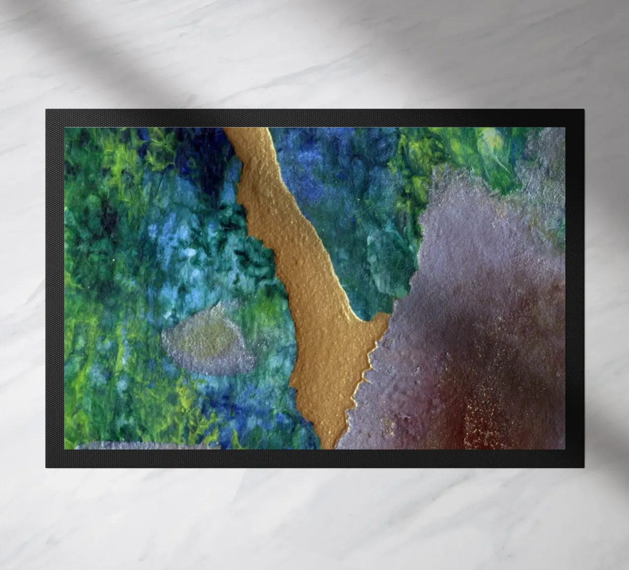 striature d'oro iridescenti zerbino da Earthly Visions