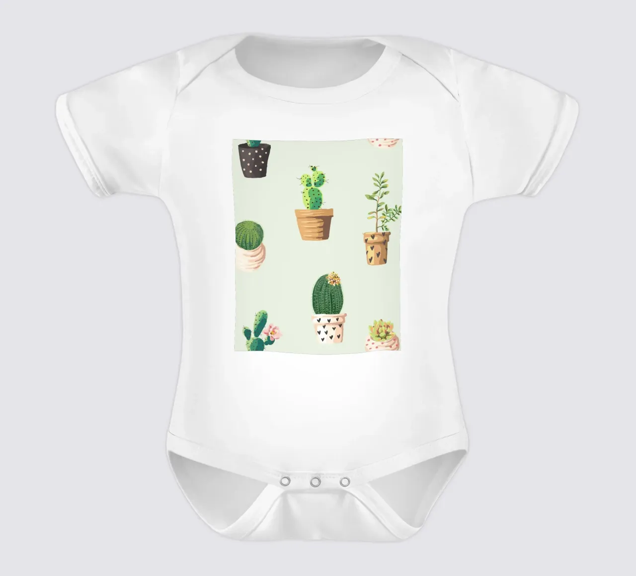 cactussymbool babyrompertje korte mouwen van NEW LIFE