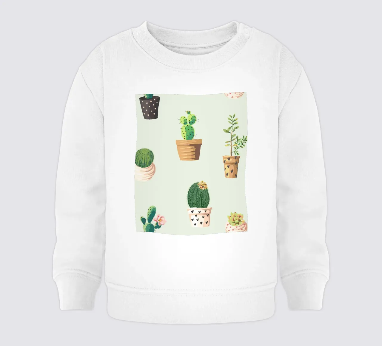cactus symbol baby sweatshirt by NEW LIFE