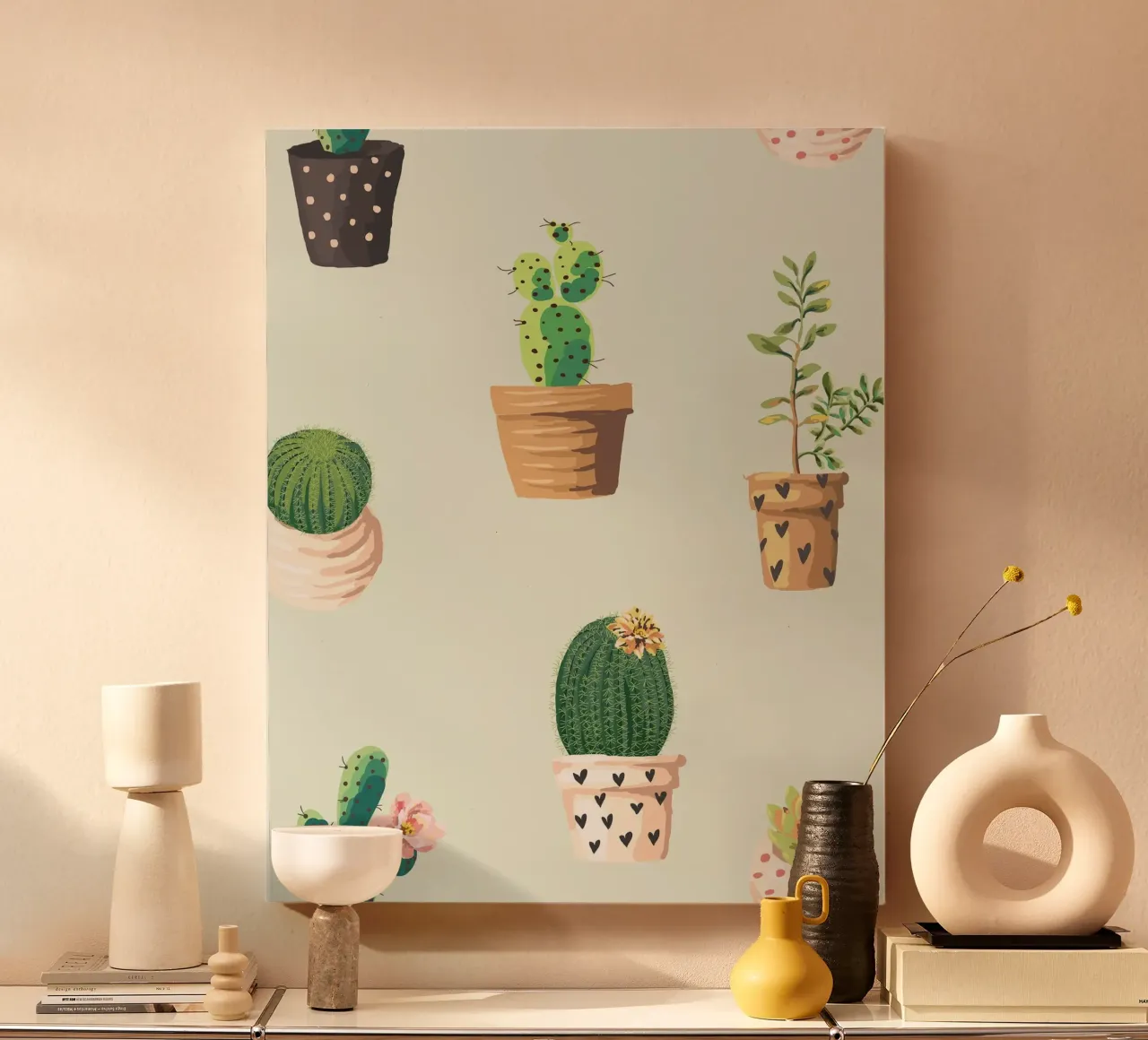 cactus symbol canvas by NEW LIFE