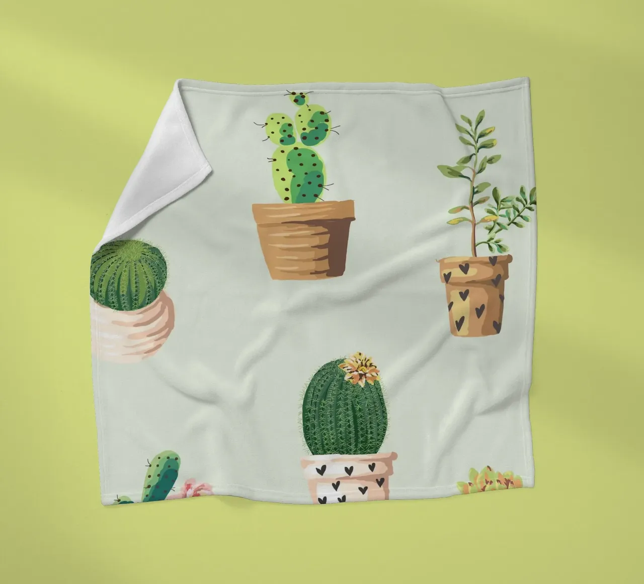 cactus symbol fleece blanket by NEW LIFE