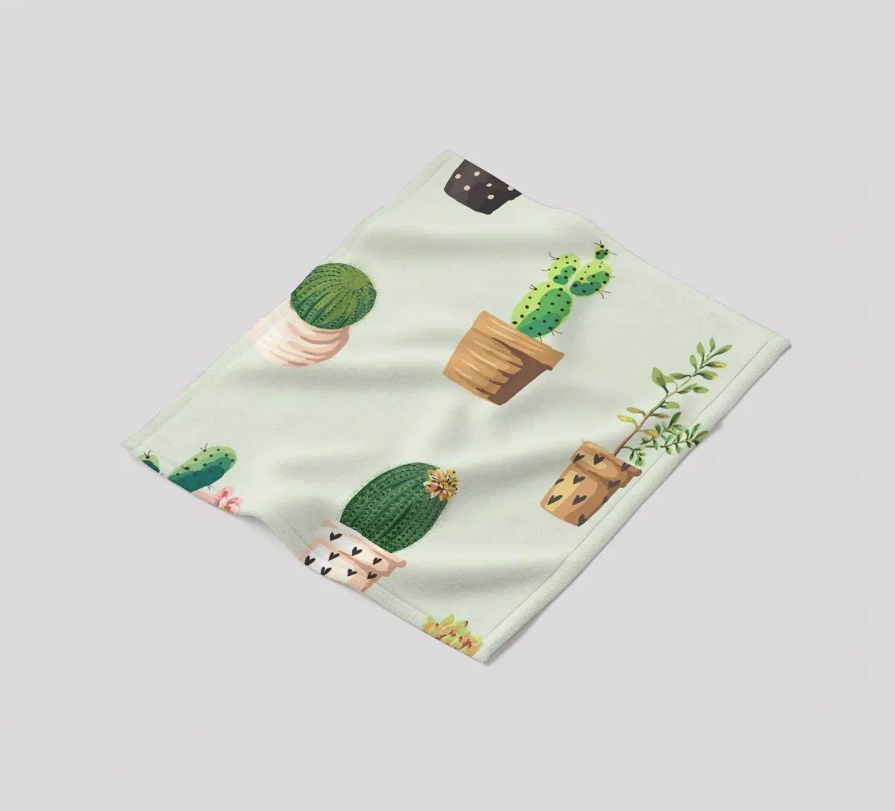 cactus symbol fleece blanket by NEW LIFE