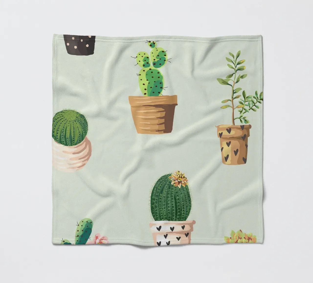 cactus symbol fleece blanket by NEW LIFE