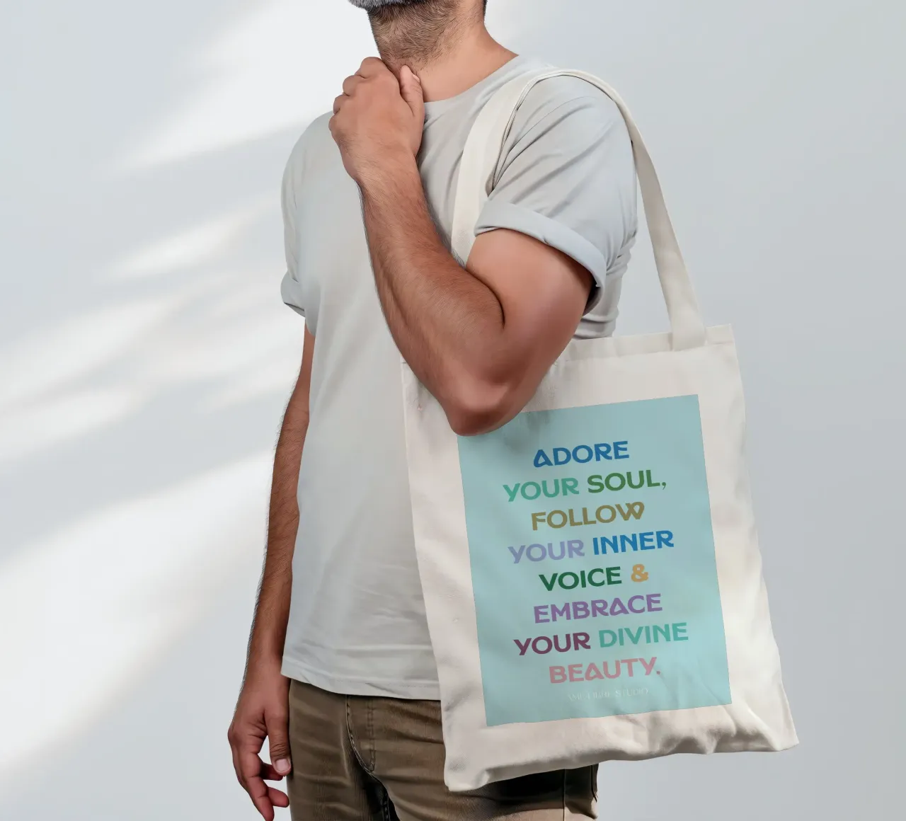 π tote bag by MENTHE SAUVAGE