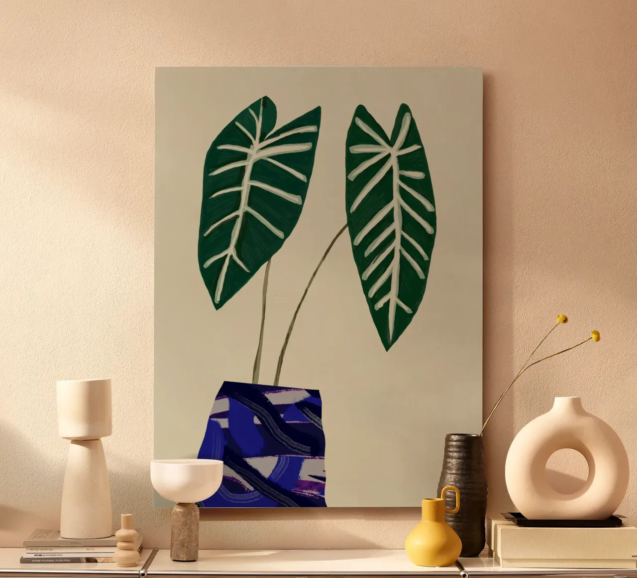Begonia da interno alluminio dibond da Little Dean