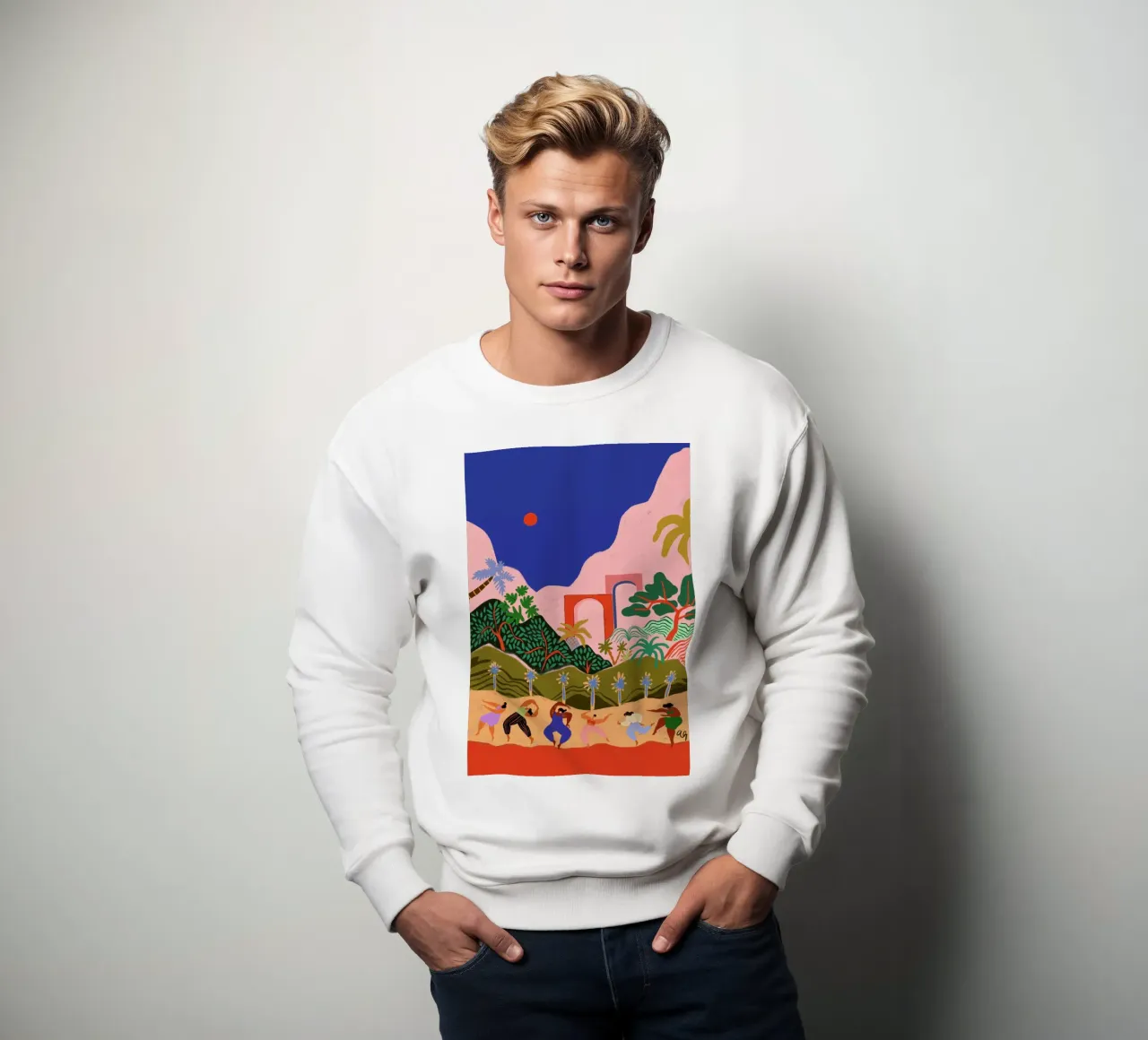 Dancing in Paradise felpa da Arty Guava