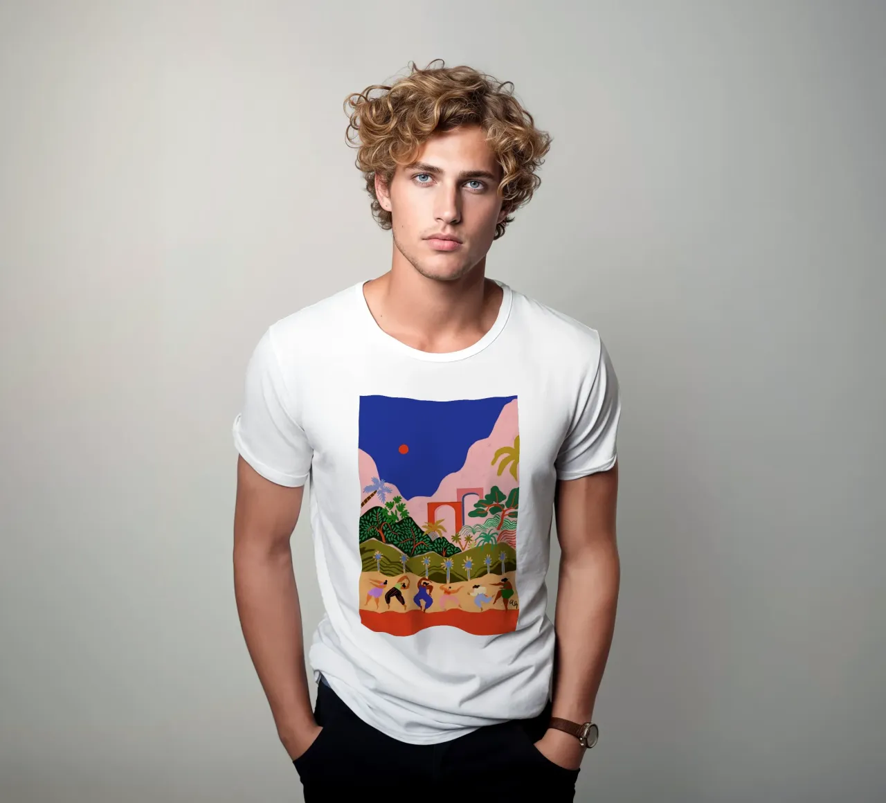 Dancing in Paradise t-shirt by Arty Guava