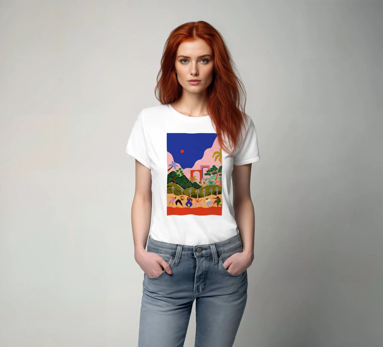 Dancing in Paradise t-shirt da Arty Guava