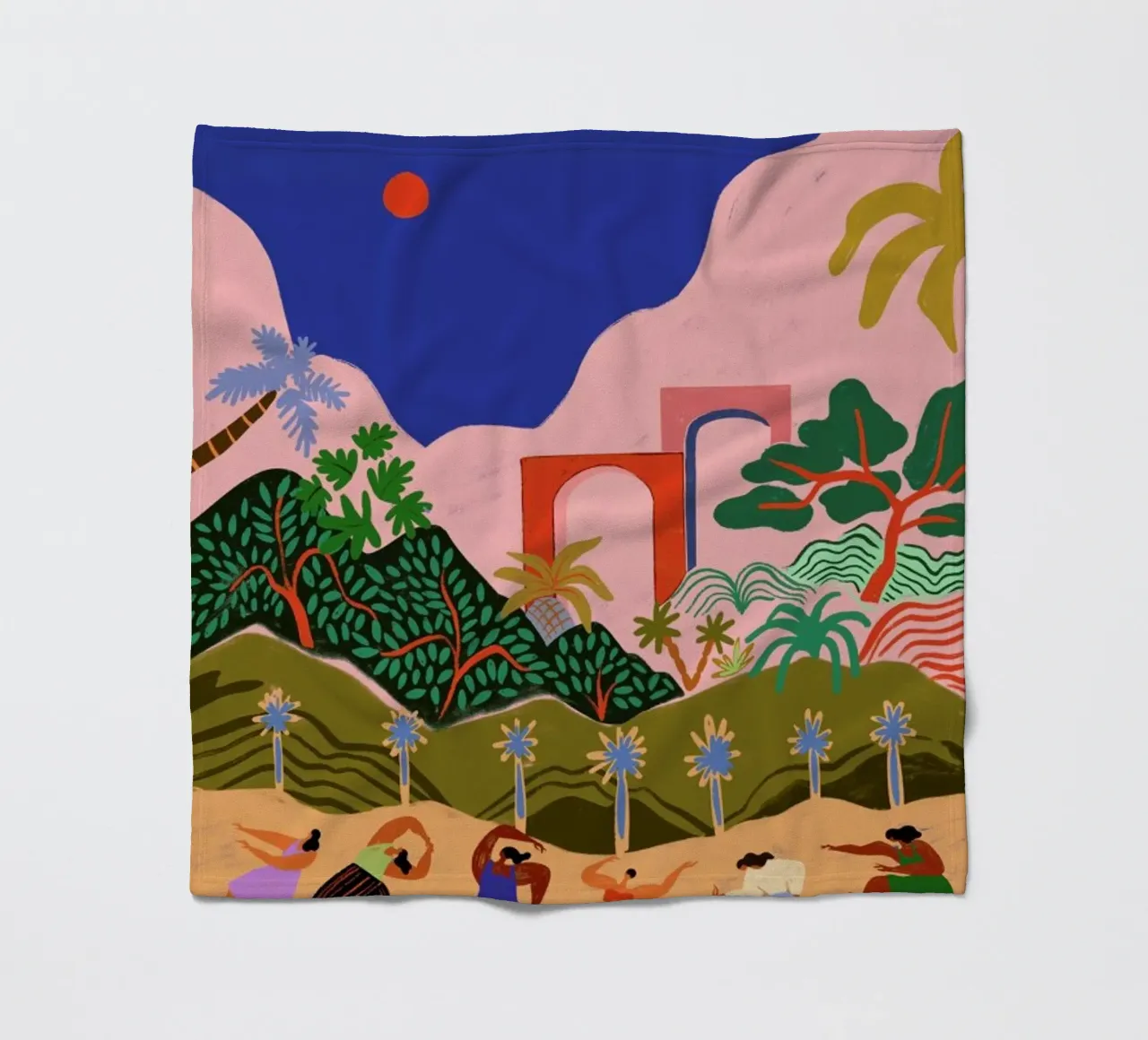 Dancing in Paradise coperta in pile da Arty Guava