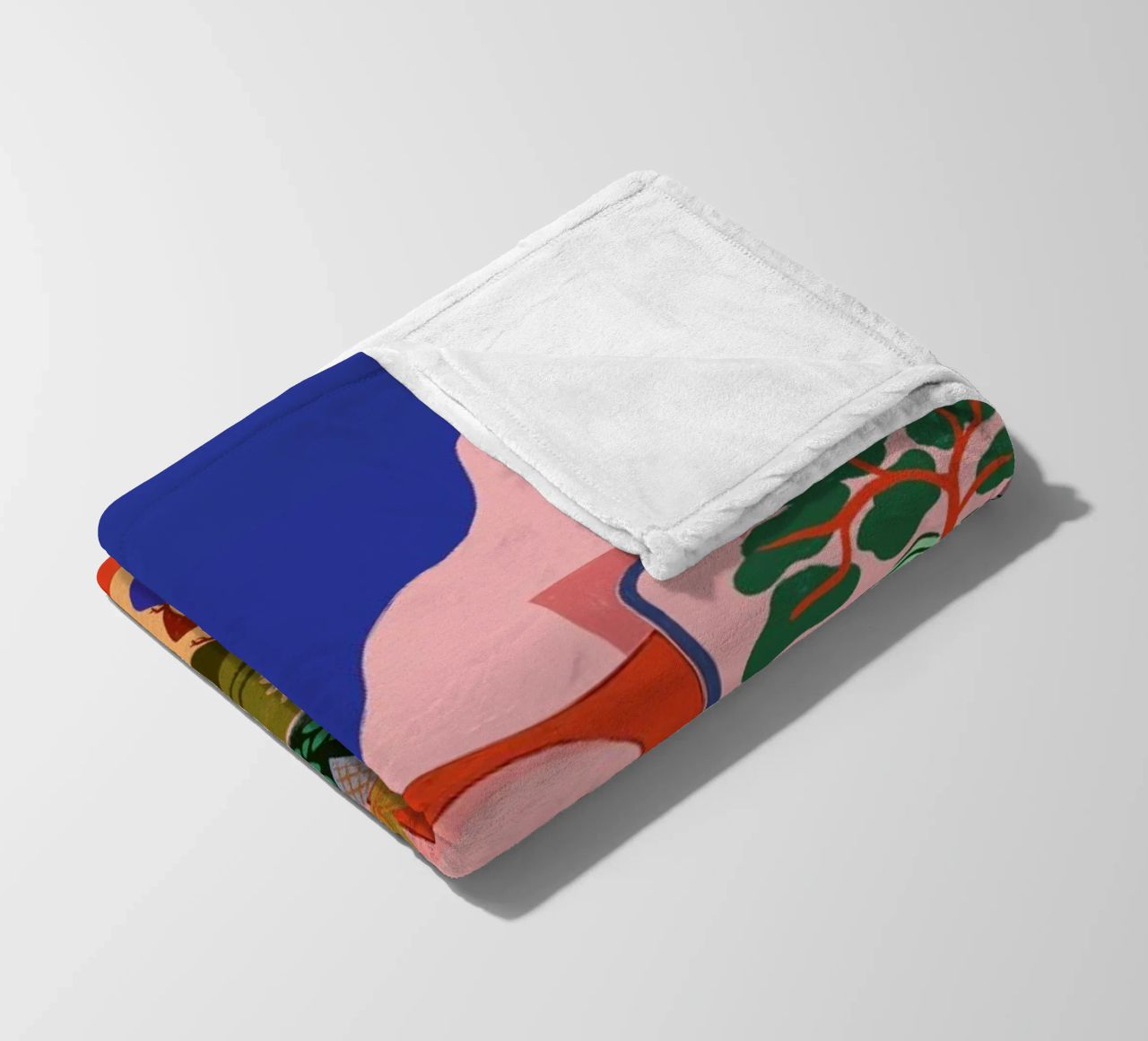 Dancing in Paradise fleece blanket by Arty Guava