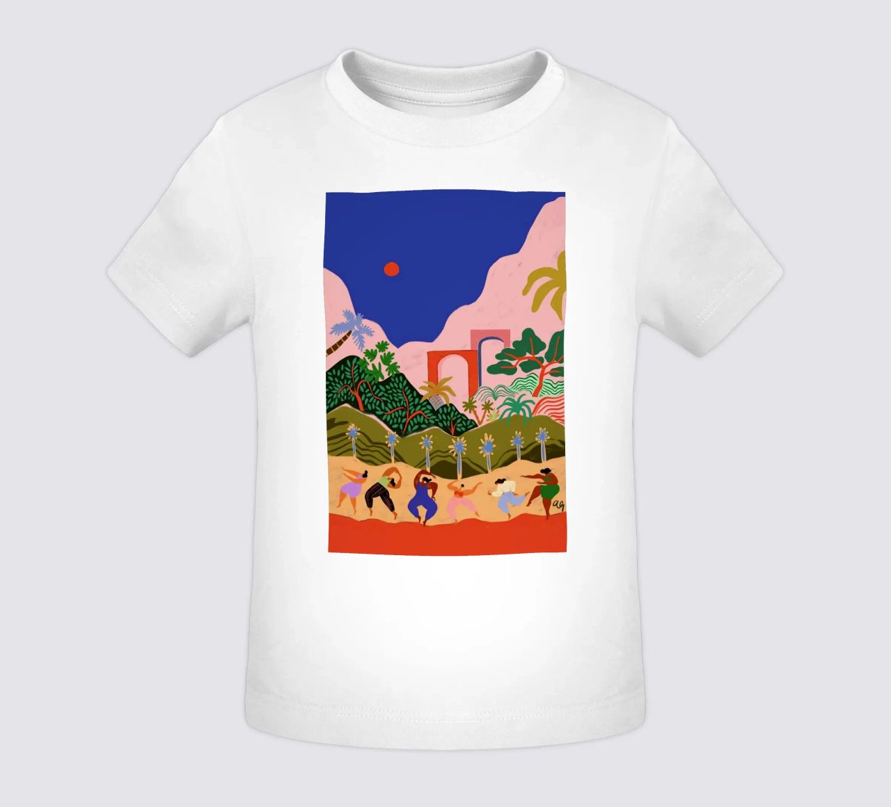 Dancing in Paradise maglietta neonato da Arty Guava