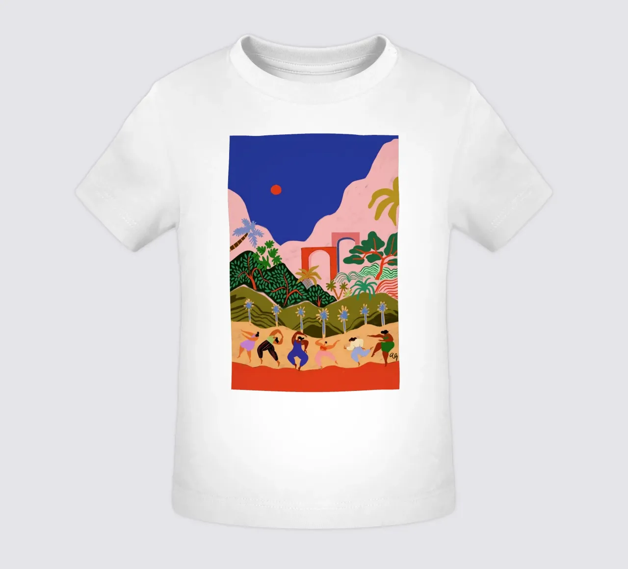 Dancing in Paradise maglietta neonato da Arty Guava