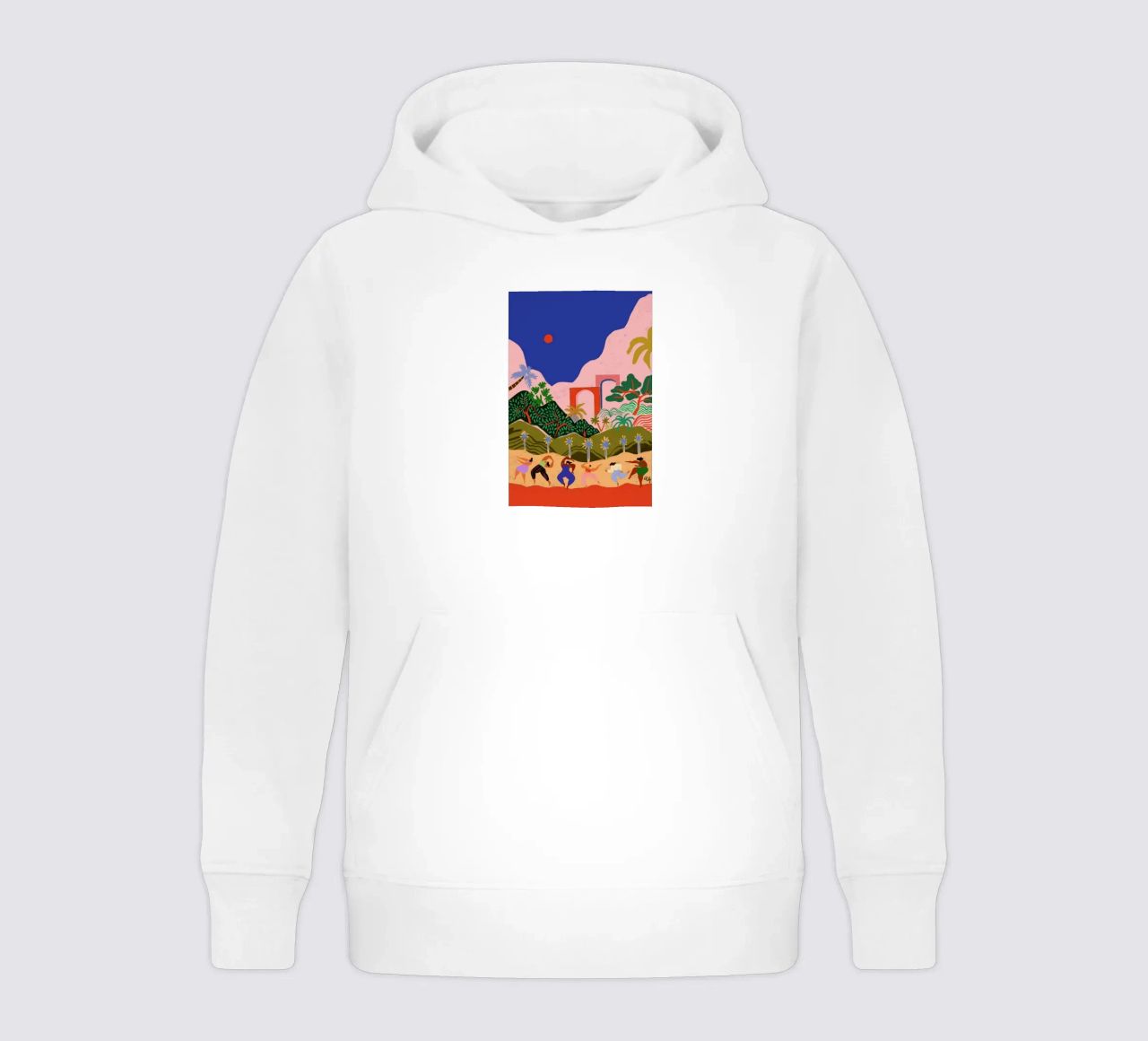 Dancing in Paradise felpa bambino con cappuccio da Arty Guava