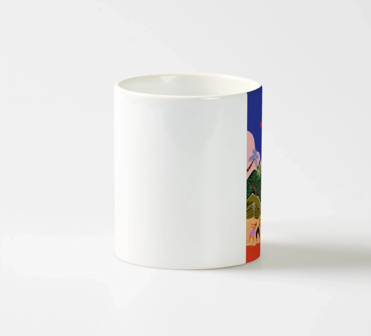 Dancing in Paradise Keramik Tasse von Arty Guava