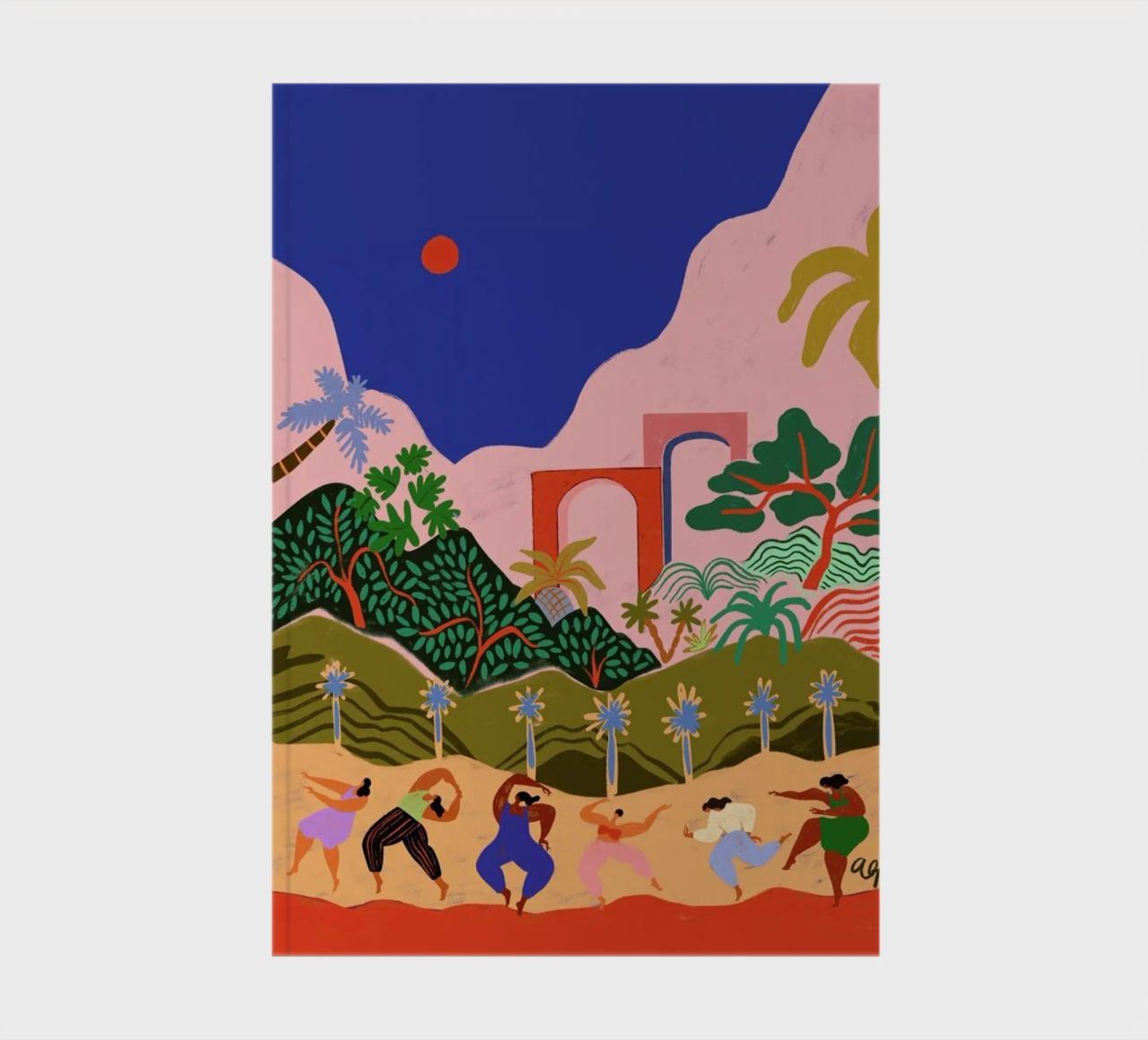 Dancing in Paradise Notizbuch von Arty Guava