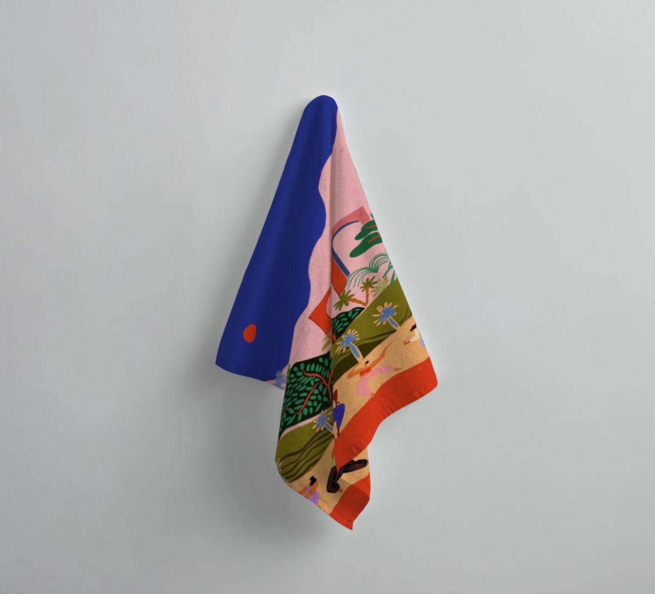 Dancing in Paradise towel by Arty Guava