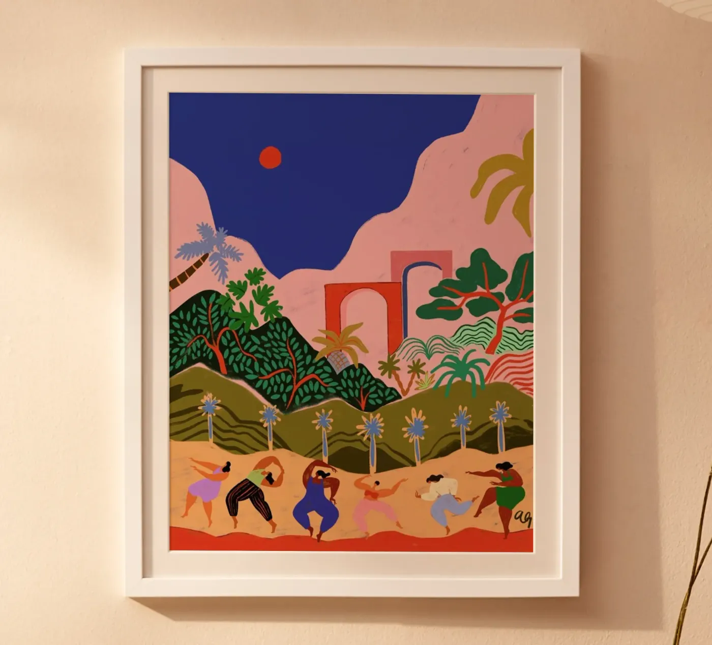 Dancing in Paradise poster by Arty Guava
