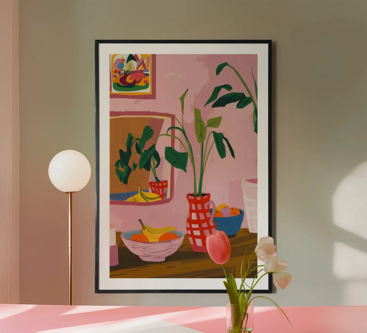 Delizia della cucina tropicale poster con telaio in plastica da Aurora Muse