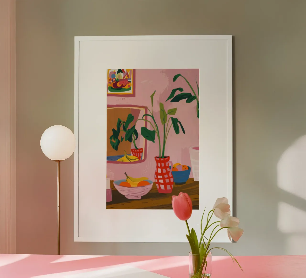 Delizia della cucina tropicale poster con telaio in plastica da Aurora Muse