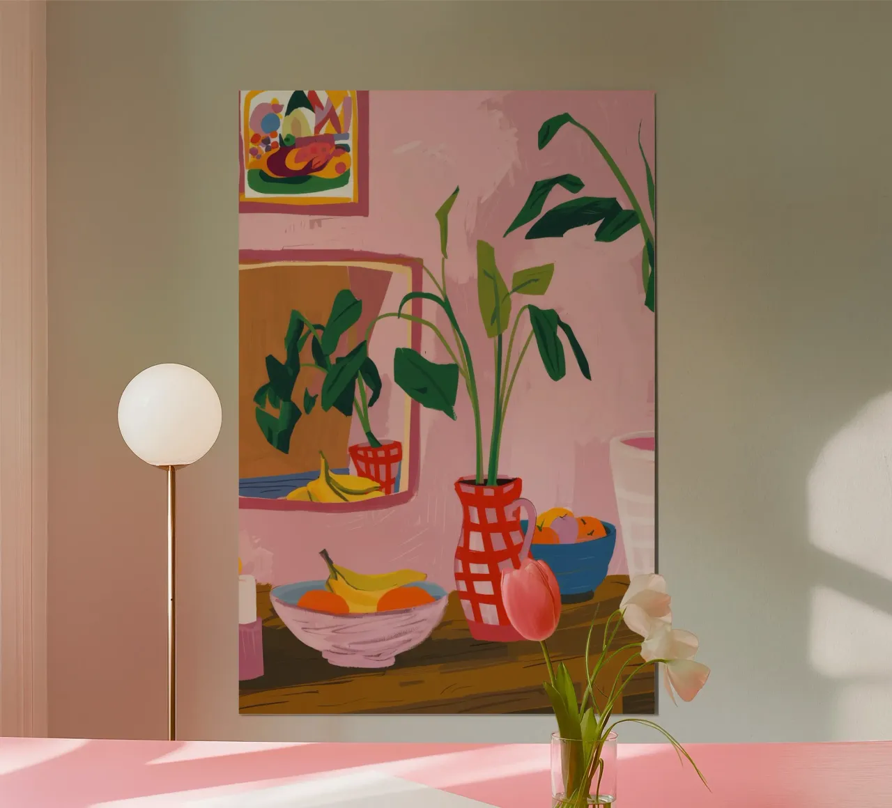 Delizia della cucina tropicale poster con telaio in plastica da Aurora Muse