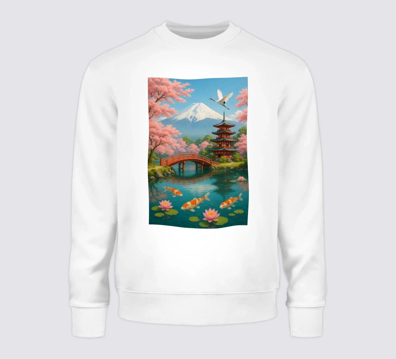 Fuji Mountain Japanese sudadera de JEFF CREATIVE ART