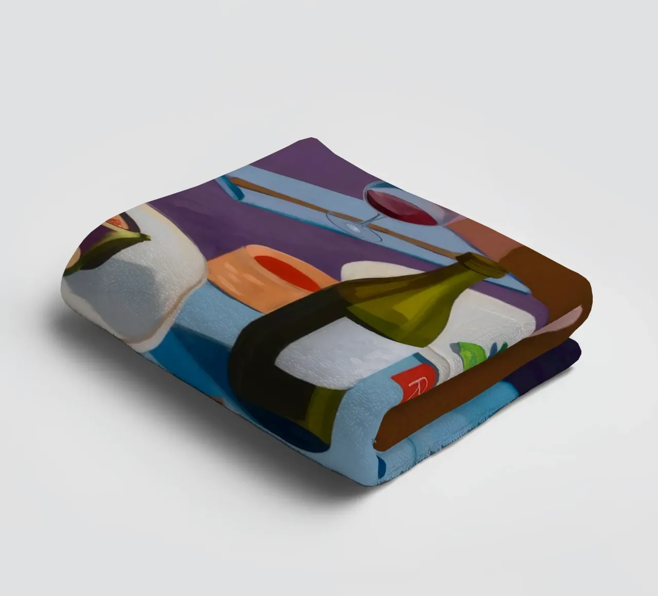 Romantisch diner badhanddoek van Aurora Muse