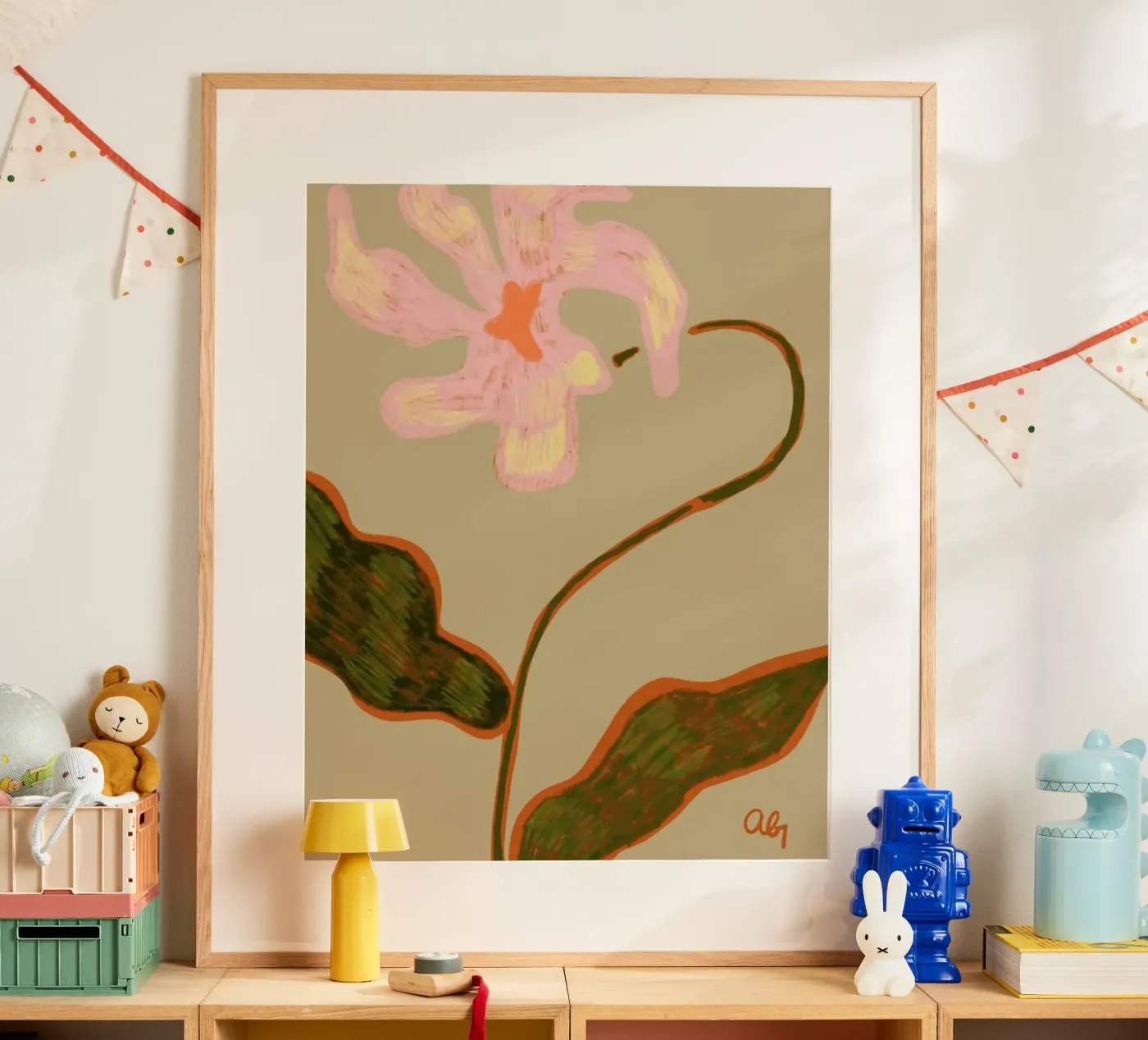 Lone Flower poster da Arty Guava