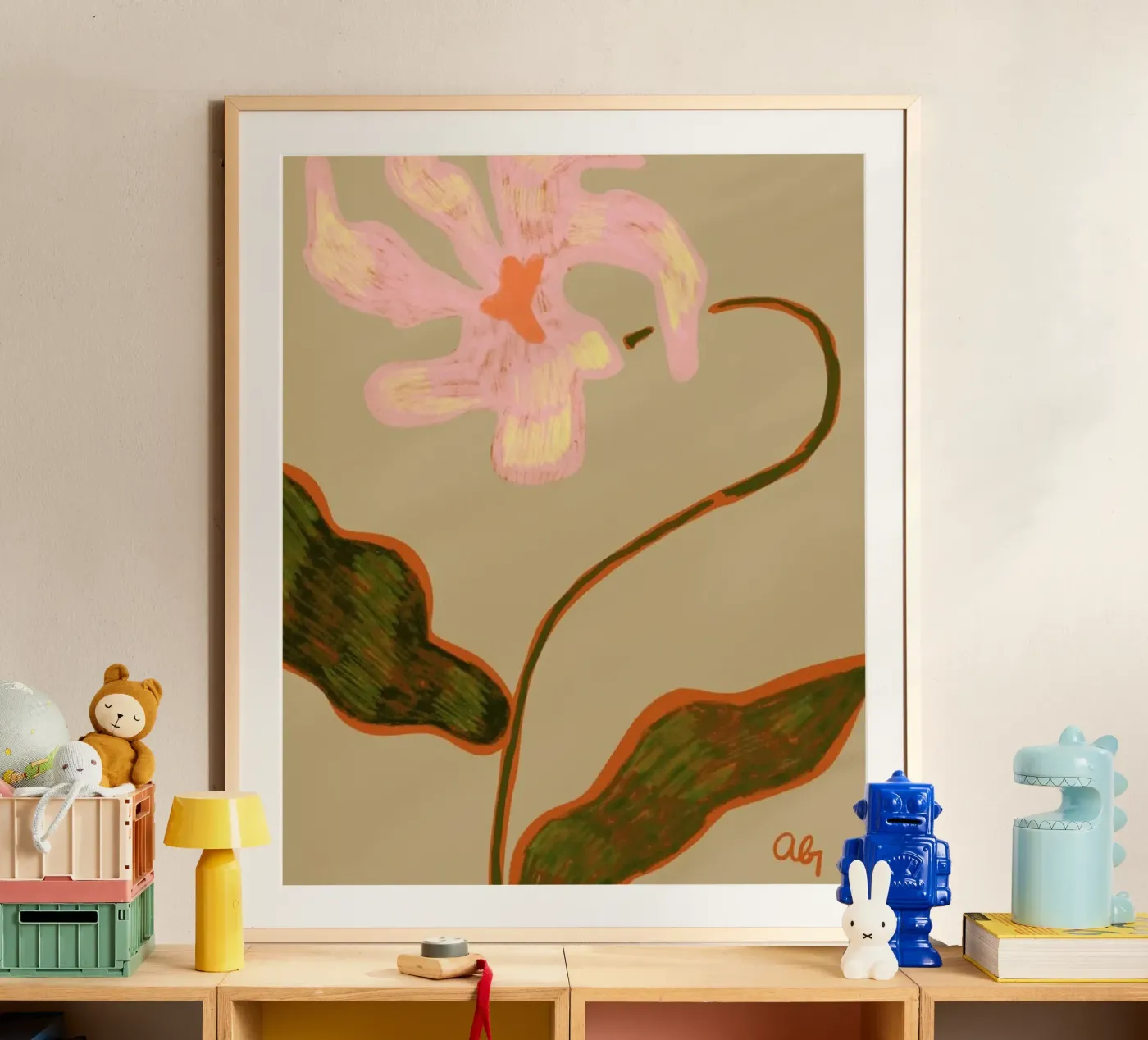 Lone Flower poster da Arty Guava