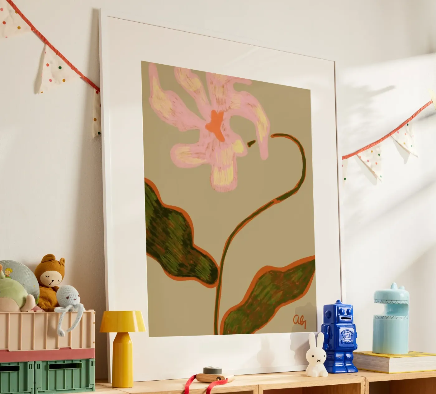 Lone Flower poster da Arty Guava