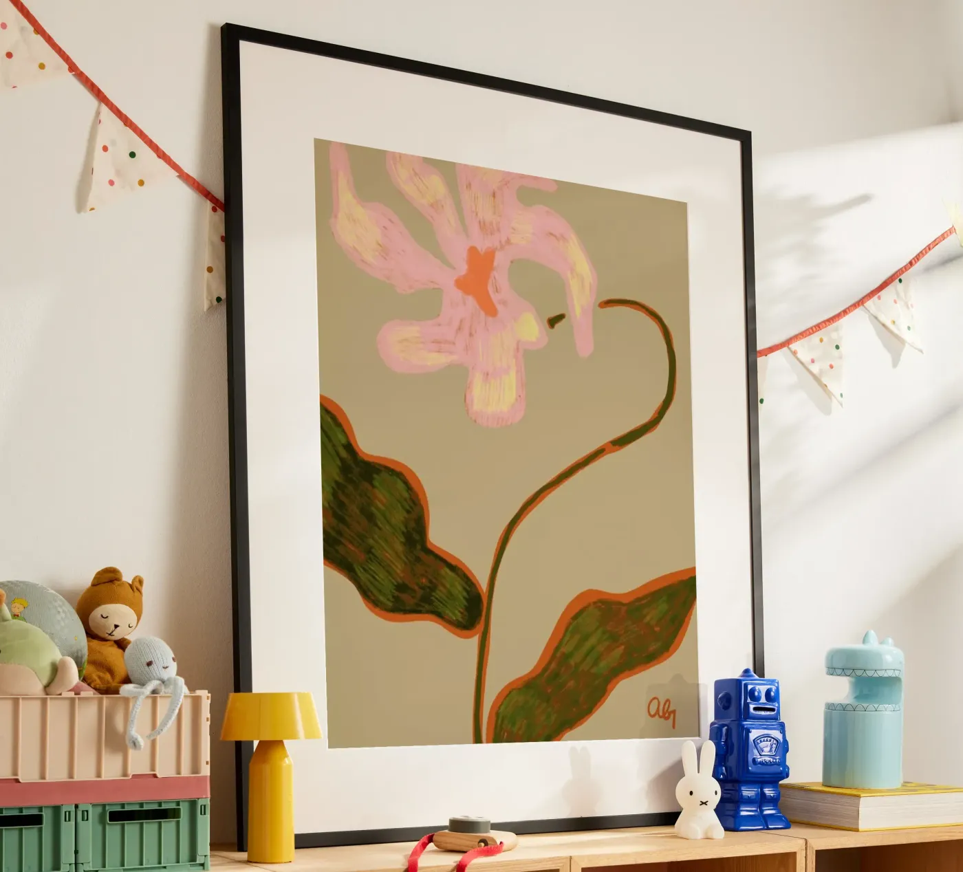 Lone Flower poster da Arty Guava