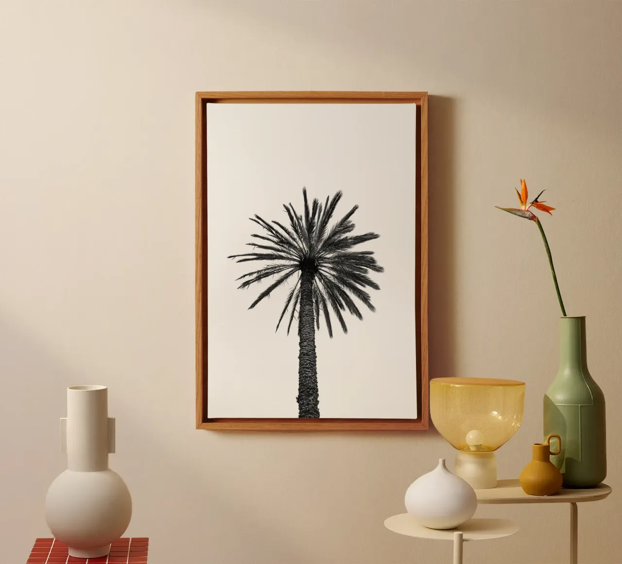 Palm tree in Marrakesh tela da photolovers