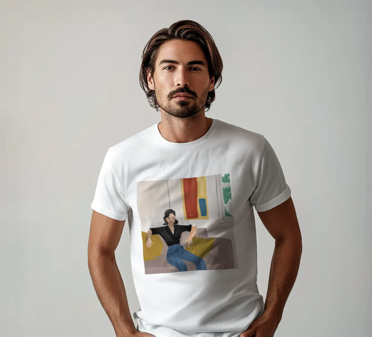 Mühelose, ruhige Eleganz T-Shirt von Aurora Muse