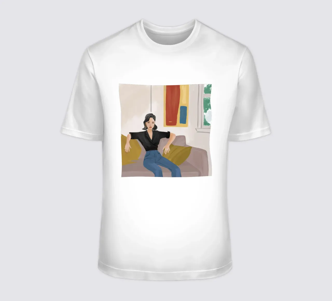 Mühelose, ruhige Eleganz T-Shirt von Aurora Muse