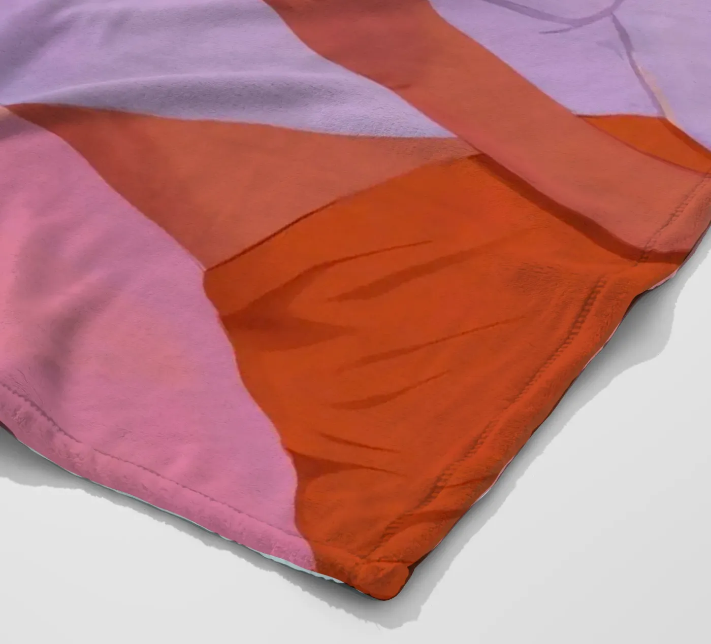 Sunset Reading Solace fleece blanket by Aurora Muse