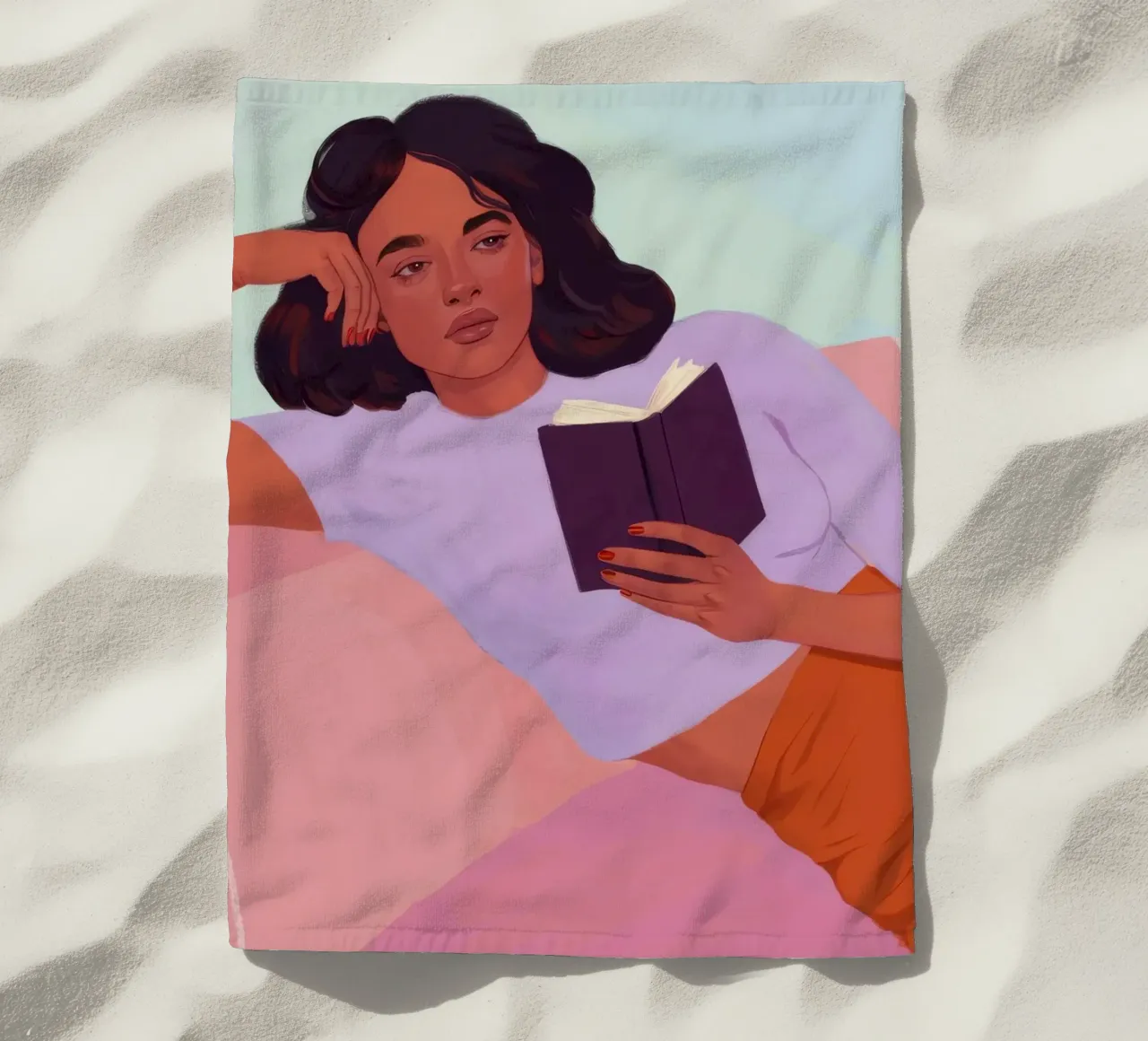 Sunset Reading Solace telo mare da Aurora Muse