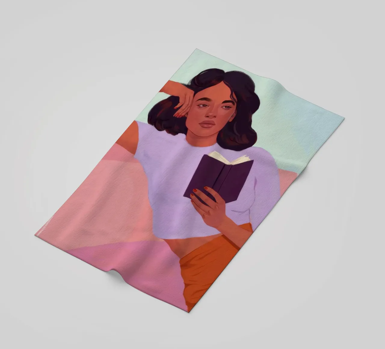 Sunset Reading Solace telo mare da Aurora Muse