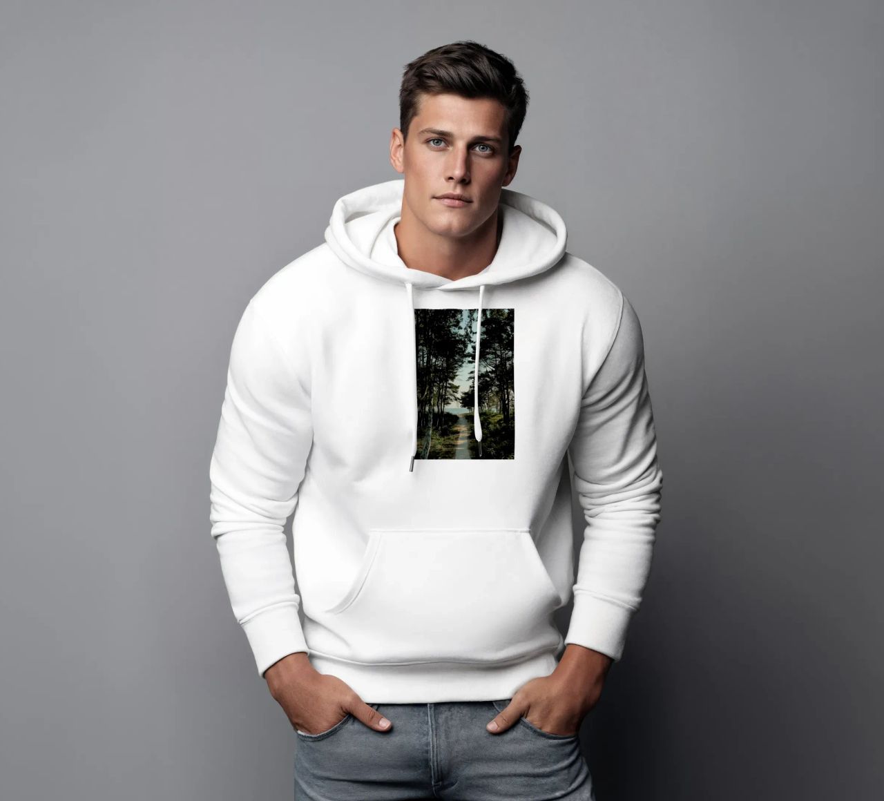 Beach Path felpa con cappuccio da Sebastian Hilgetag