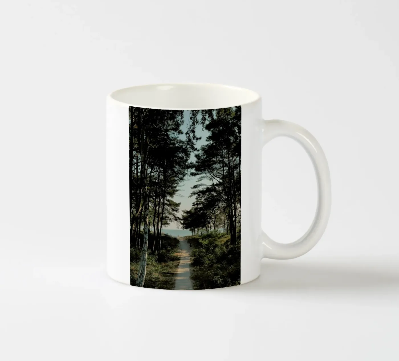 Beach Path ceramic mug by Sebastian Hilgetag