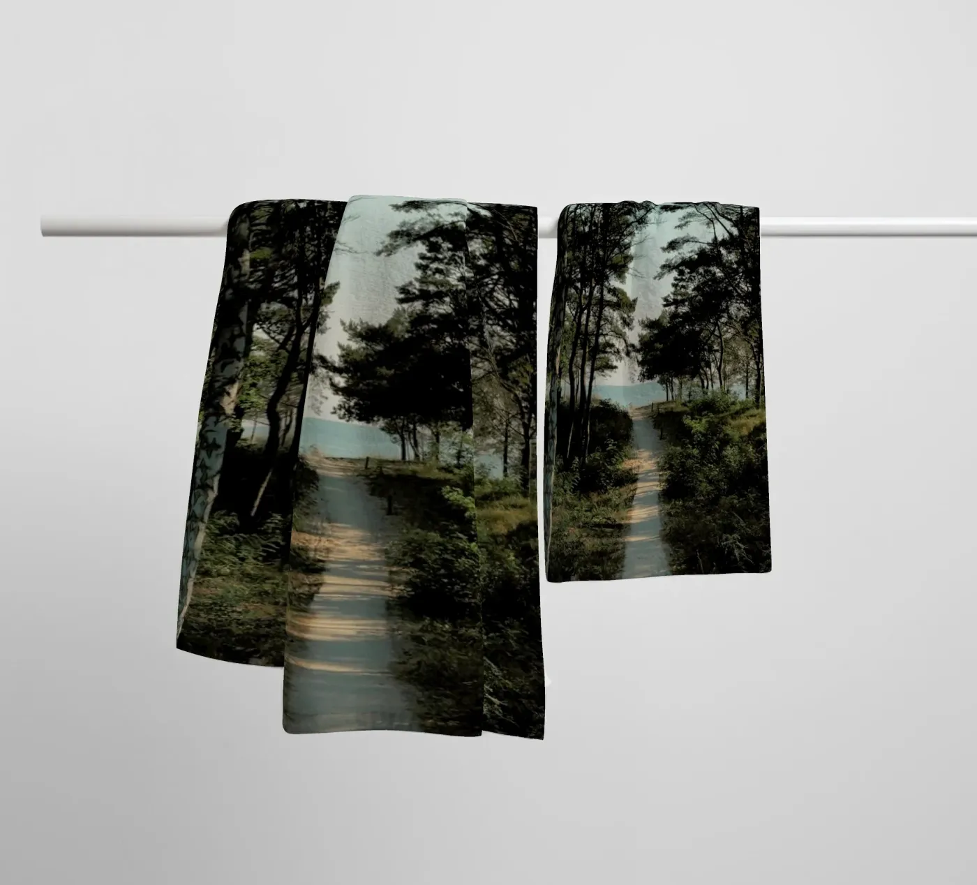 Beach Path towel by Sebastian Hilgetag