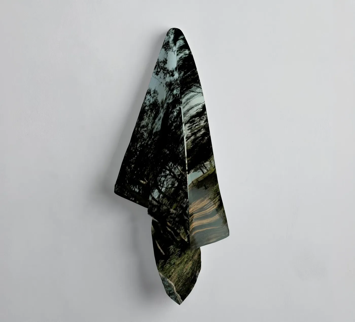 Beach Path towel by Sebastian Hilgetag